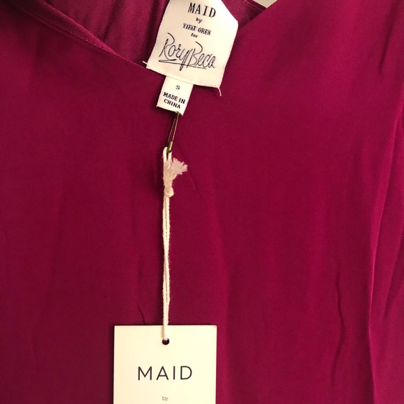 MAID by Yifat Oren Harlow Gown in Magenta - Picture 2 of 6